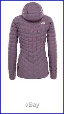 The North Face Women's Thermoball Hoodie Jacket Small Black Plum