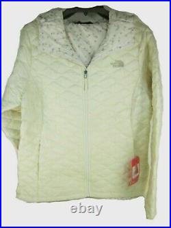 The North Face Women's Thermoball Hoodie Jacket, Vintage White, Large, New With Tag