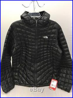 The North Face Women's Thermoball Hoodie XL Black Jacket Stow Pocket CTL3JK3
