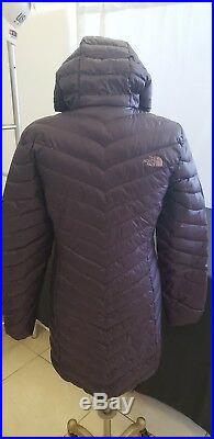 The North Face Women's Trevail Parka Hoodie Jacket Dark Eggplant purple Size S