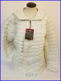 The North Face Women's XL Thermoball Hoodie Jacket Puffer White