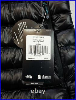 The North Face Women's XS Summit L3 Down Hoodie Insulated Black Blue Jacket NEW