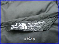 The North Face Womens Hometown Hoodie Goose Down 600 Fill XL Jacket Black Pertex