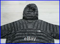The North Face Womens Hometown Hoodie Goose Down 600 Fill XL Jacket Black Pertex