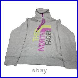 The North Face Womens Logo On Front Hoodie Large