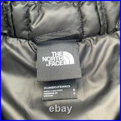 The North Face Womens ThermoBall Insulated Hoodie Jacket TNF Black Size Small