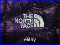 The North Face Womens Thermoball Garnet Purple Hoodie Jacket Sz. Xs $220