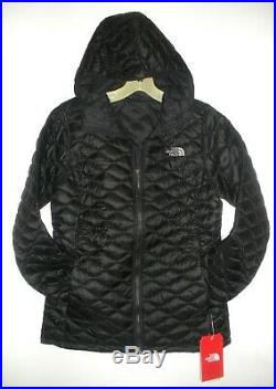 The North Face Womens Thermoball hoodie Jacket Tnf Black- New S, M