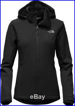 The North Face XXL Womens Black Shelbe Raschel Hoodie Plush Lined Jacket Stretch