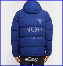 The North Face X Junya Watanabe Comme Des Garcons Down Hoodie Jacket Sz L Blue