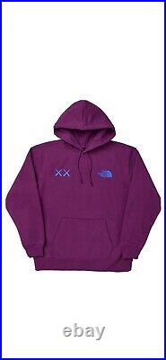 The North Face X KAWS Popover Hoodie Pamplona Purple / Blue size XS