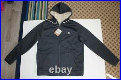 The North Face mens Sherpa Patrol Full Zip Hoodie jacket gray Size L NWT