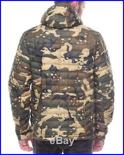 The North Face mens camo THERMOBALL Hoodie Full Zip Jacket S L XL