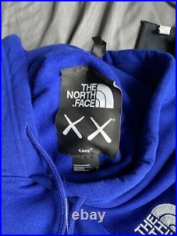 The North Face x Kaws Hoodie Blue SIZE MEDIUM TNF x KAWS