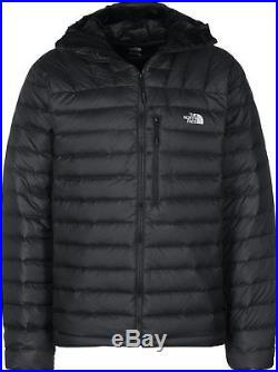 The north face morph hoody jacket black fill zip bubble down puffer L large bnwt