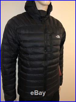 The north face morph hoody jacket black zip bubble down puffer XXL 44chest