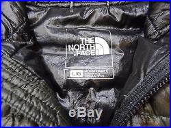Used The North Face TNF Thermoball Camo Hooded Jacket sz L HOODIE CAMOUFLAGE