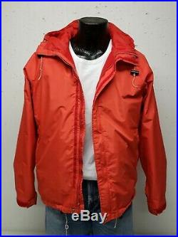 VTG 80's The North Face Gore Tex Hoodie Jacket USA Brown Label Men's Medium