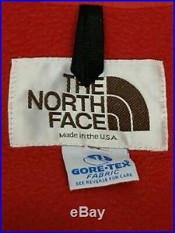 VTG 80's The North Face Gore Tex Hoodie Jacket USA Brown Label Men's Medium