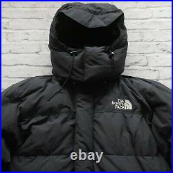 Vintage 90s North Face Baffin Baltoro Puffer Down Jacket Puffy Black Hoodie