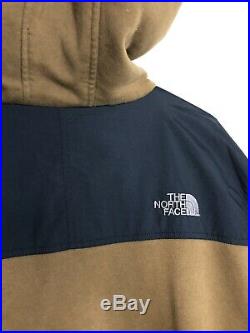 Vintage Mens The North Face Steep Tech Hoodie Pullover Brown XL