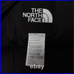 Vintage North Face Quilted Down Puffer Snorkel Jacket Grey Hoodie Himalayan