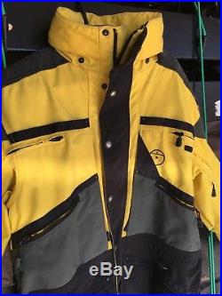 Vintage THE NORTH FACE Supreme Steep Tech Jacket MENS MEDIUM Yellow Coat Hoodie