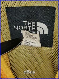 Vintage The North Face Mountain Gore-Tex Waterproof Hooded Jacket 2XL XXL Yellow