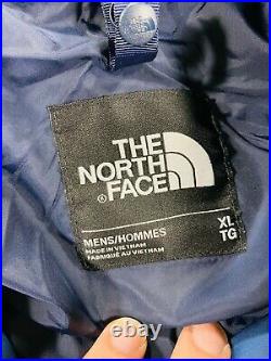 Vtg 90's The North Face Mens Blue Full Zip Up Hoodie Winter 3 in 1 Jacket Sz XL