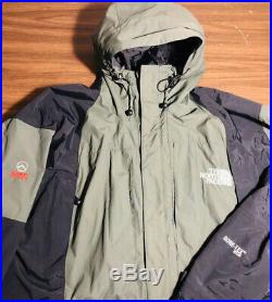 Vtg North Face Summit Series Gore-tex XCR Mountain Parka Green Men's Size Large