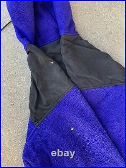Vtg The North Face Denali Hooded Jacket Men's XL Coat USA MADE Full Zip RARE