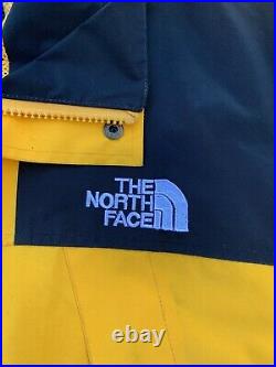 Vtg The North Face Goretex Yellow Mountain Guide Ski Parka Jacket Men's M Coat