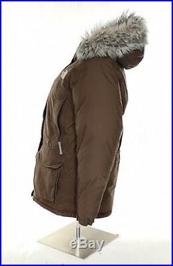 Women's The North Face Arctic Parka Coat Puffer Jacket Down Filled Brown Size 12