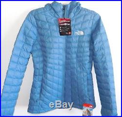 Womens Small Provincial Blue The North Face Thermoball Hoodie Primaloft Jacket