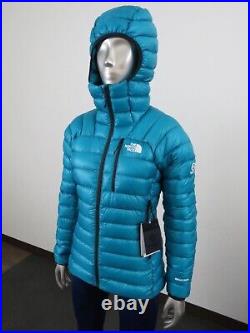 Womens The North Face Summit (L3) 800-Down Pro Hoodie Insulated Jacket Blue