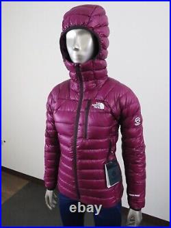 Womens The North Face Summit (L3) 800-Down Pro Hoodie Insulated Jacket Purple