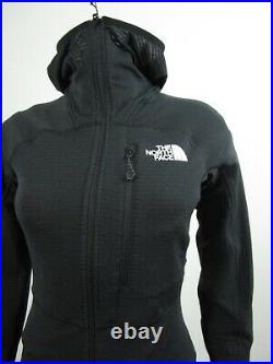 Womens The North Face Summit Series L2 Powergrid Hoodie Insulated Jacket Black