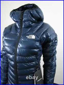 Womens The North Face TNF Summit L3 800-Down Pro Hoodie Insulated Jacket Blue