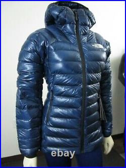 Womens The North Face TNF Summit L3 800-Down Pro Hoodie Insulated Jacket Blue