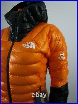 Womens The North Face TNF Summit L3 800-Down Pro Hoodie Insulated Jacket Orange