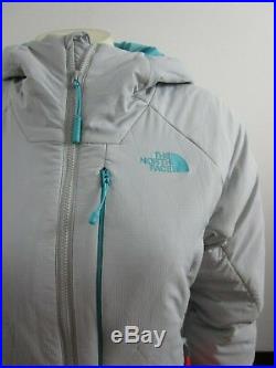 Womens The North Face TNF Ventrix Hoodie Insulated Hooded Climbing Jacket Grey